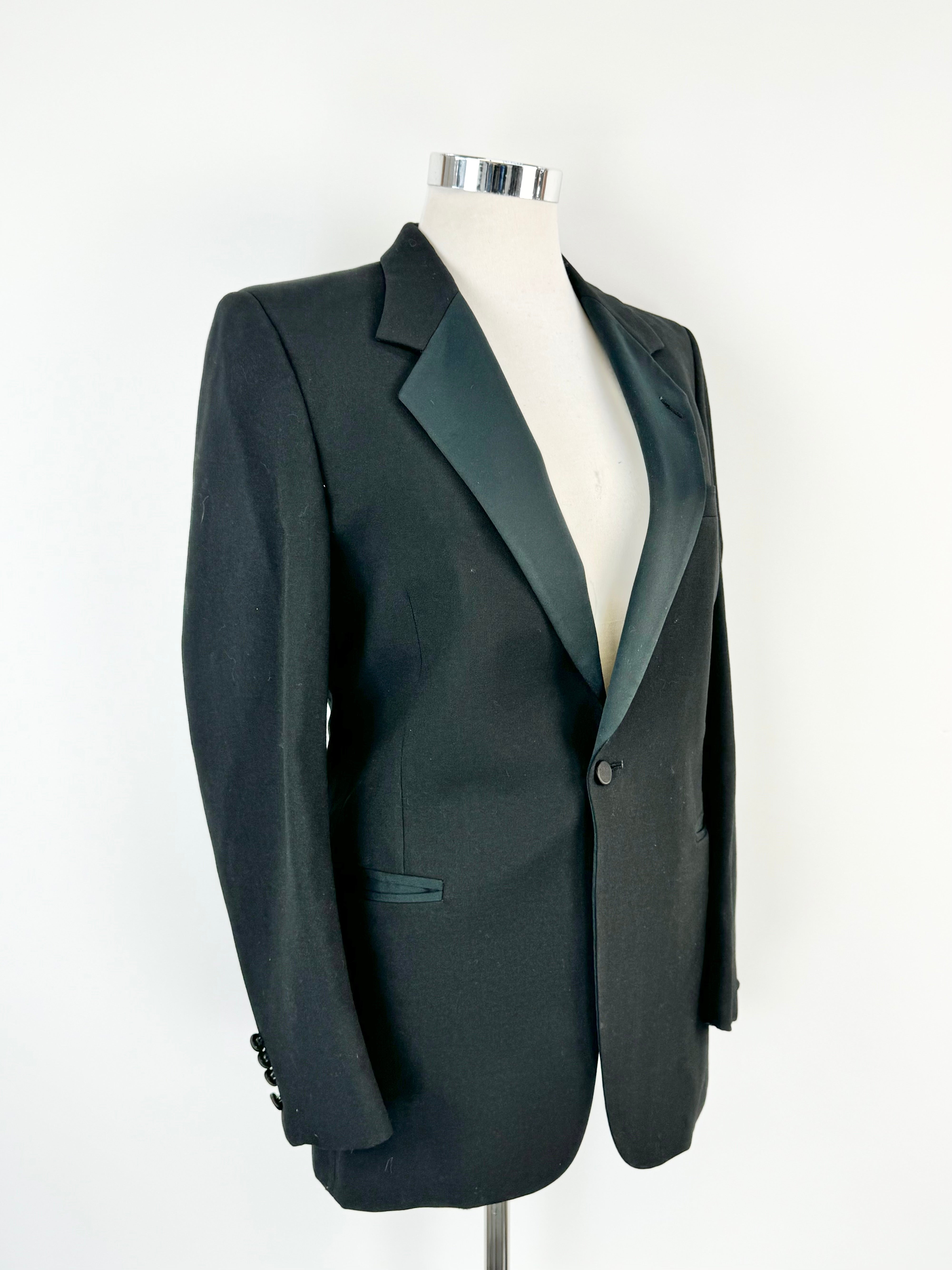 Vintage Pierre Cardin 'Murry Hill Collection' Black Blazer - 41L