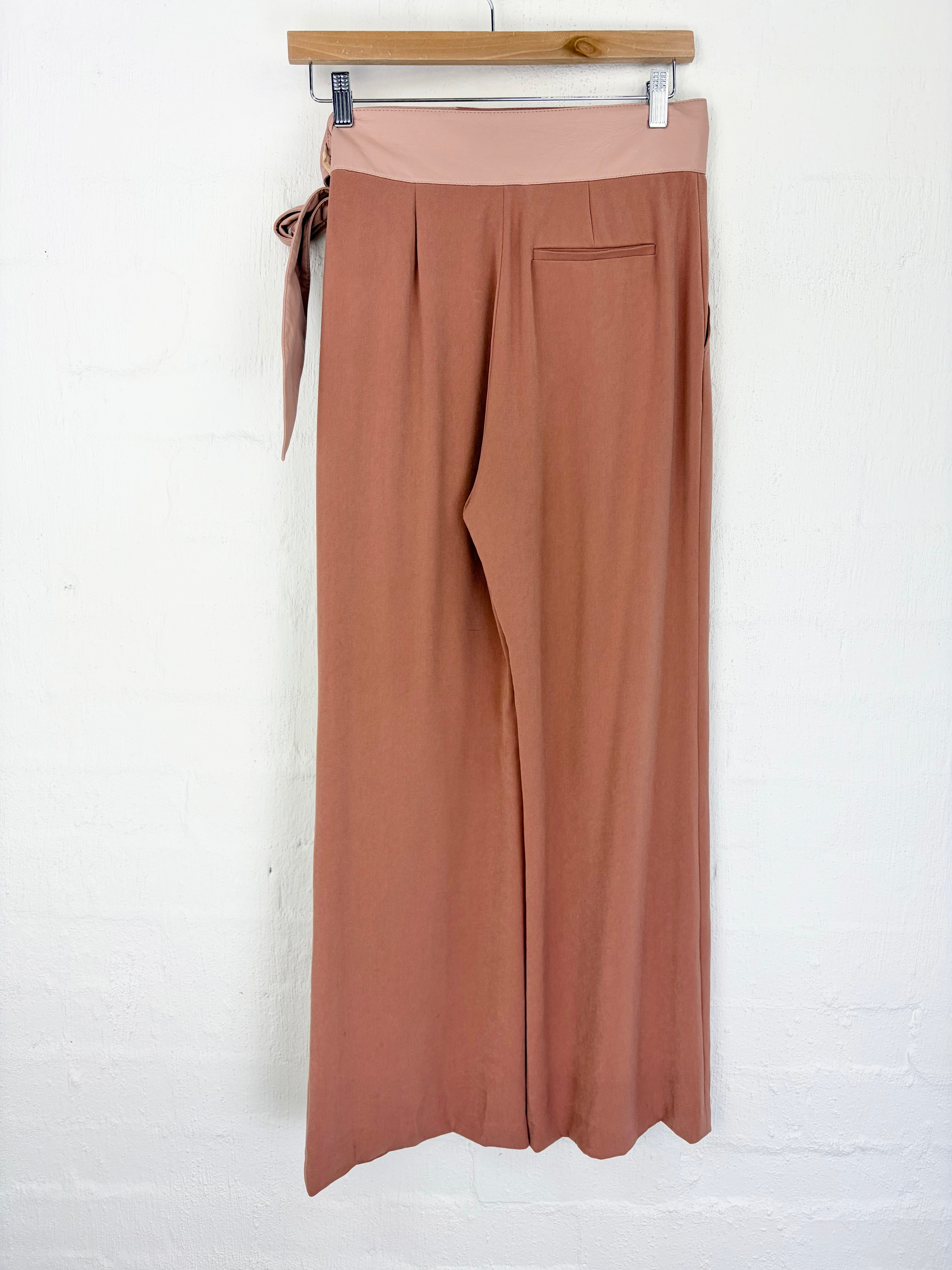 Nanushka Terracotta Palazzo Pants - AU10/12