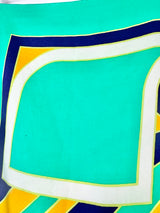 Pierre Cardin Emerald Green Silk Scarf