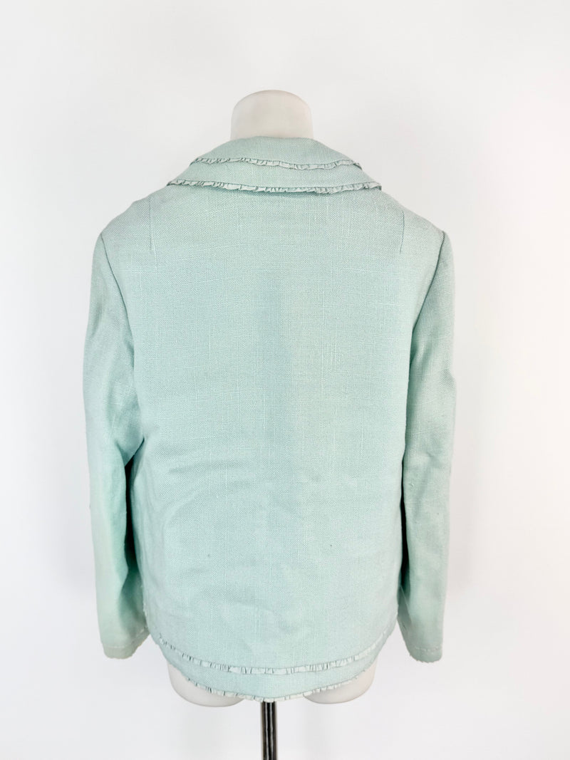 Vintage Tullo Aqua Woven Jacket - AU10