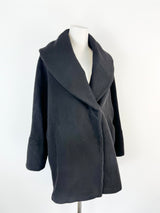 Altro by Digbys Black Wool Blend Coat - AU8/10