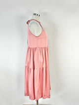 Funkis 'Maxine' Short Dusty Pink Satin Dress NWT - AU12