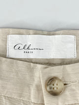 Album Paris Ecru Linen-Blend Wild Pant