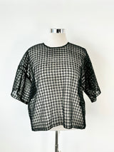 Sass & Bide Black Cubist Top - AU10