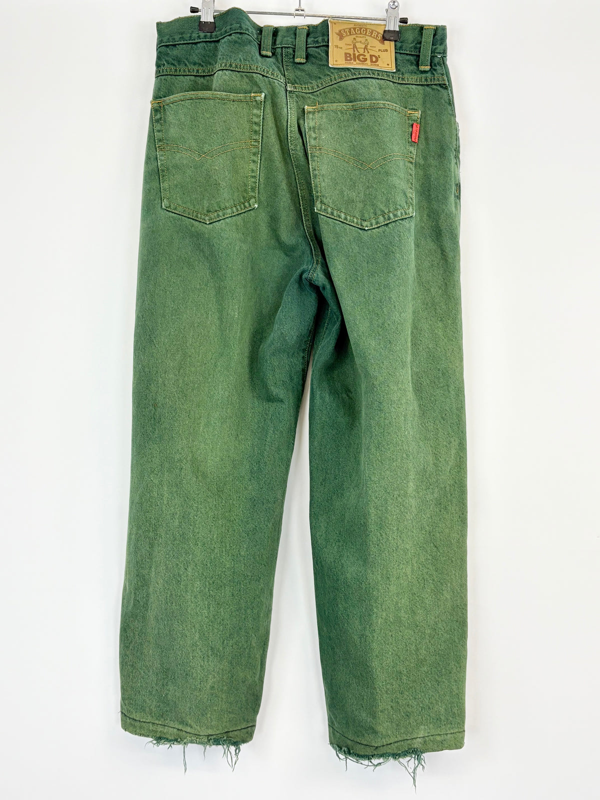 Staggers Y2K Green Denim Jeans - W34