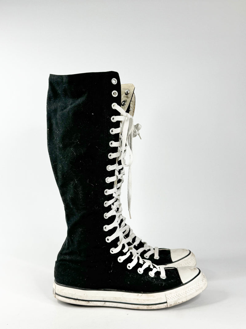 Converse Chuck Taylor Knee High Black Lace Ups - EU42.5/UK9