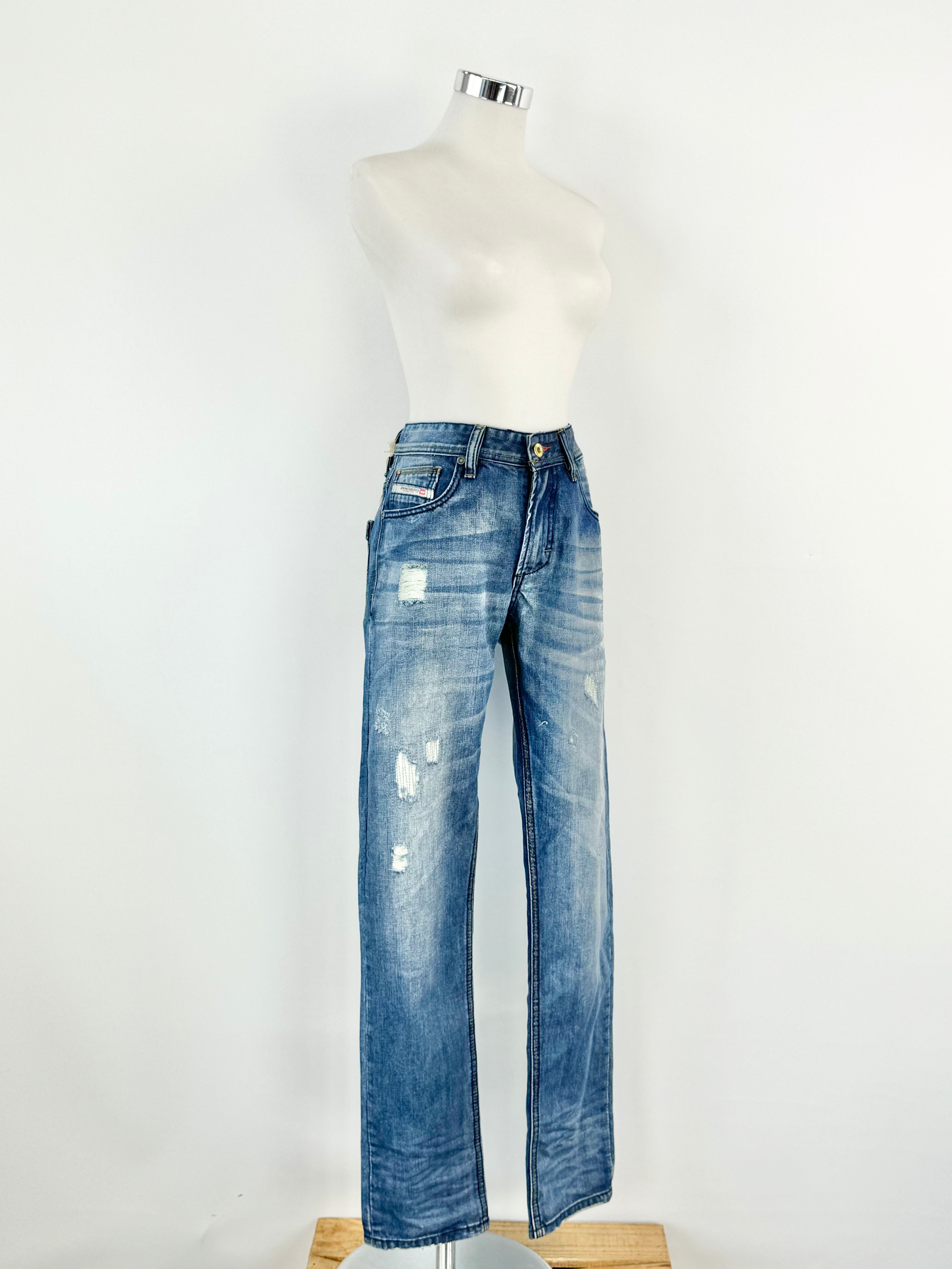 Diesel Blue Rip Skinny Jeans NWT - 32