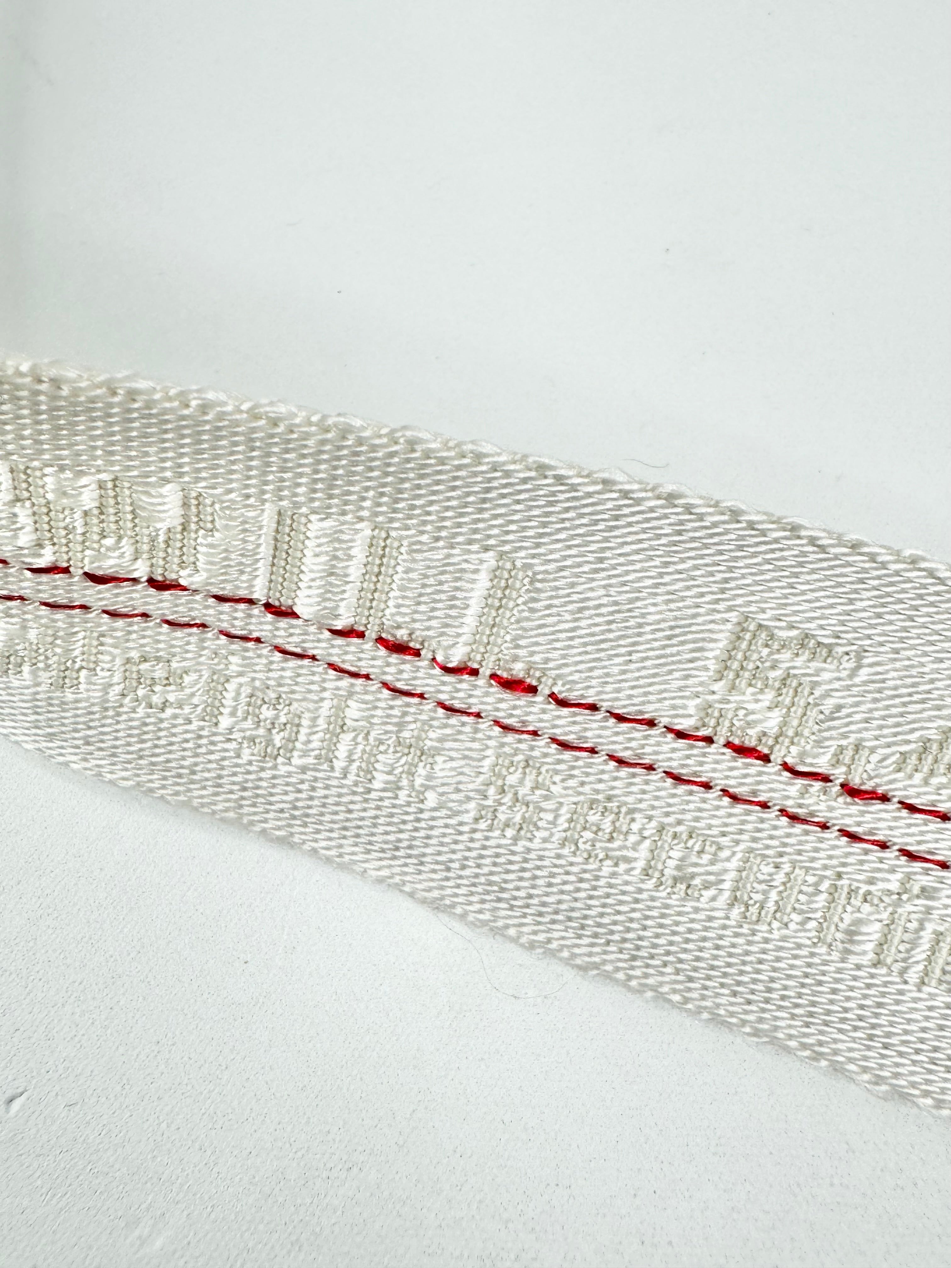 Off-White White & Red Industrial XL Belt