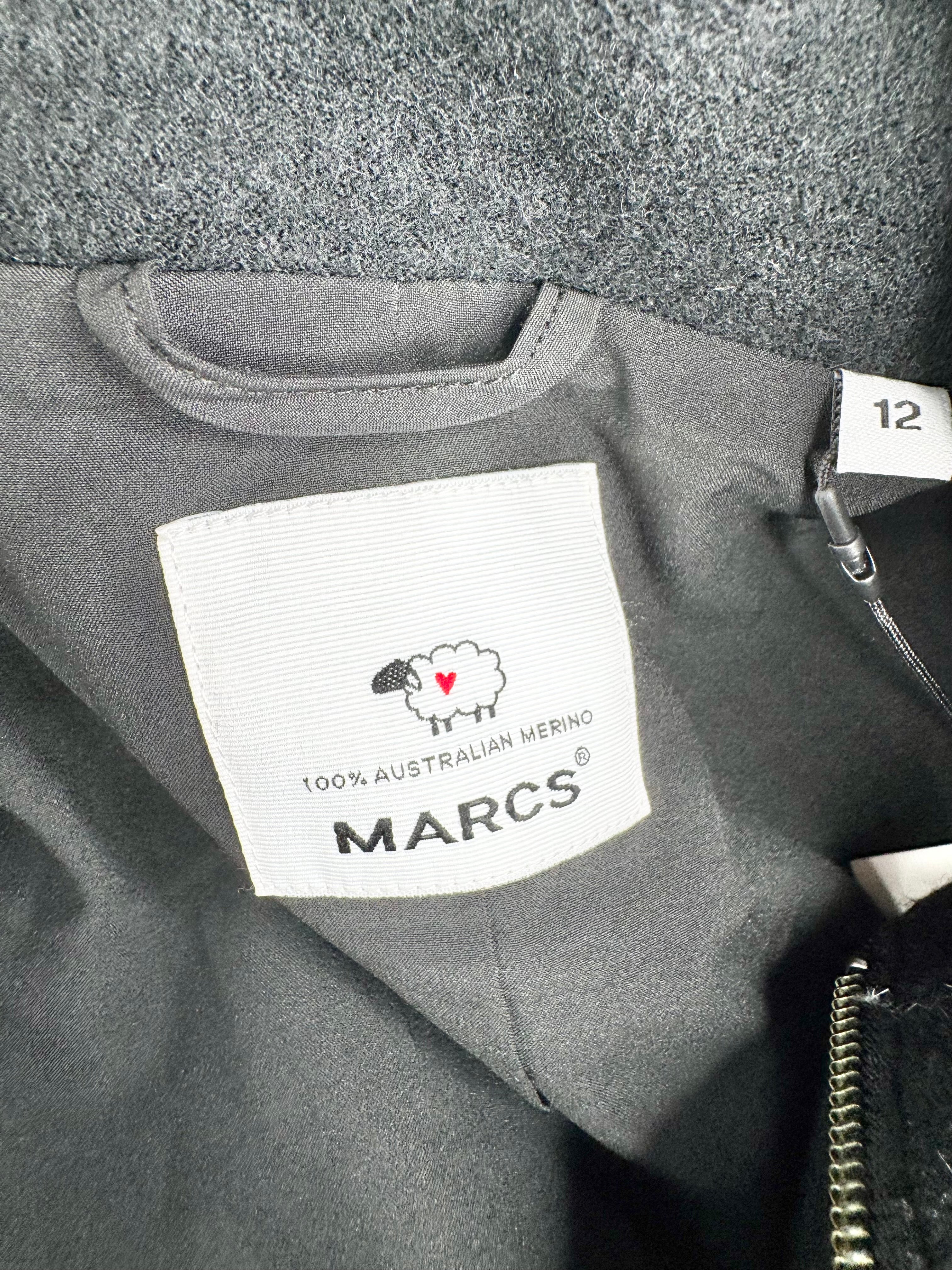 Marcs 'Lani' Black Felted Wool Jacket NWT - AU12