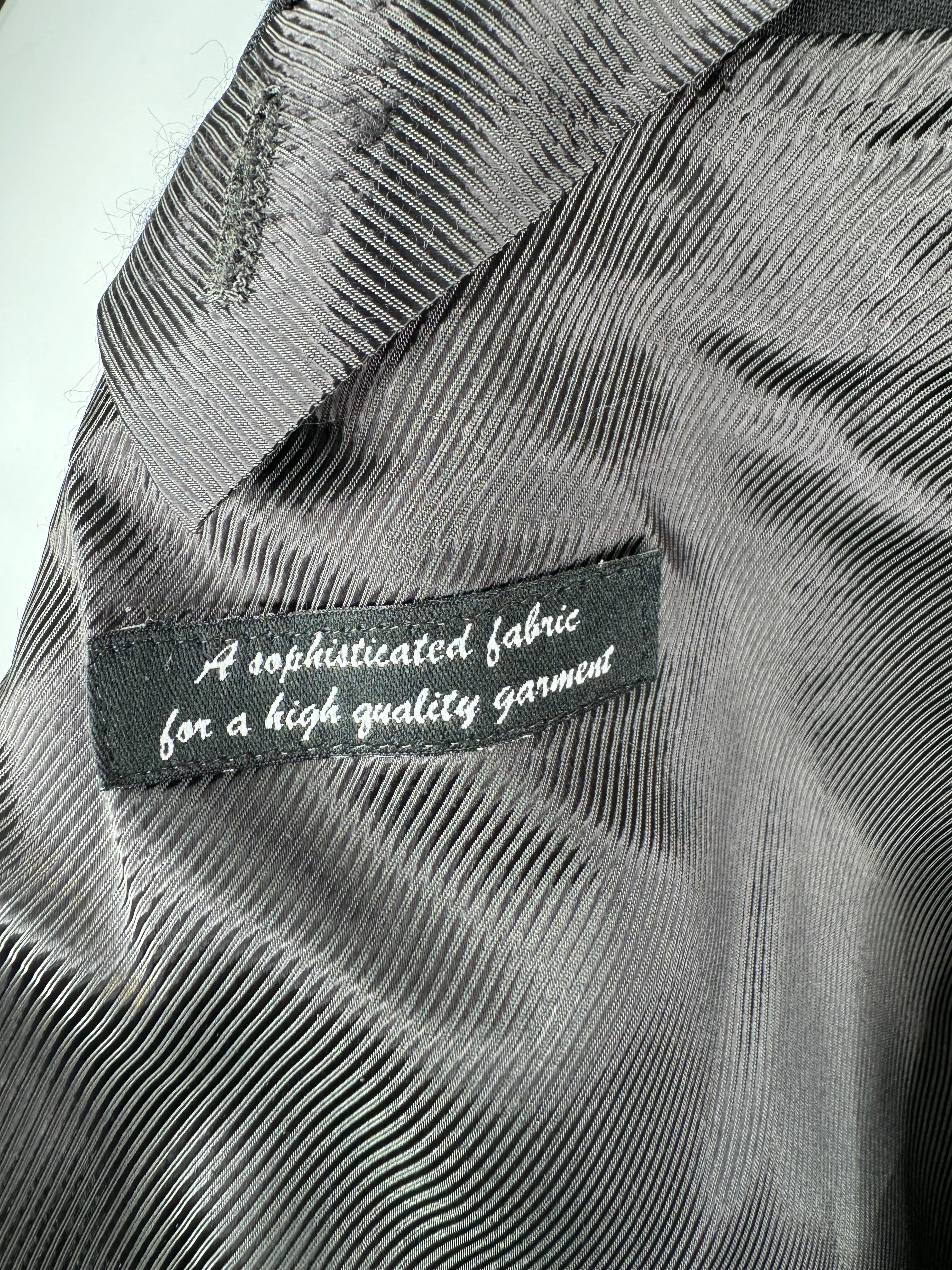 Kenzo Homme Black Pinstriped Suit - 52