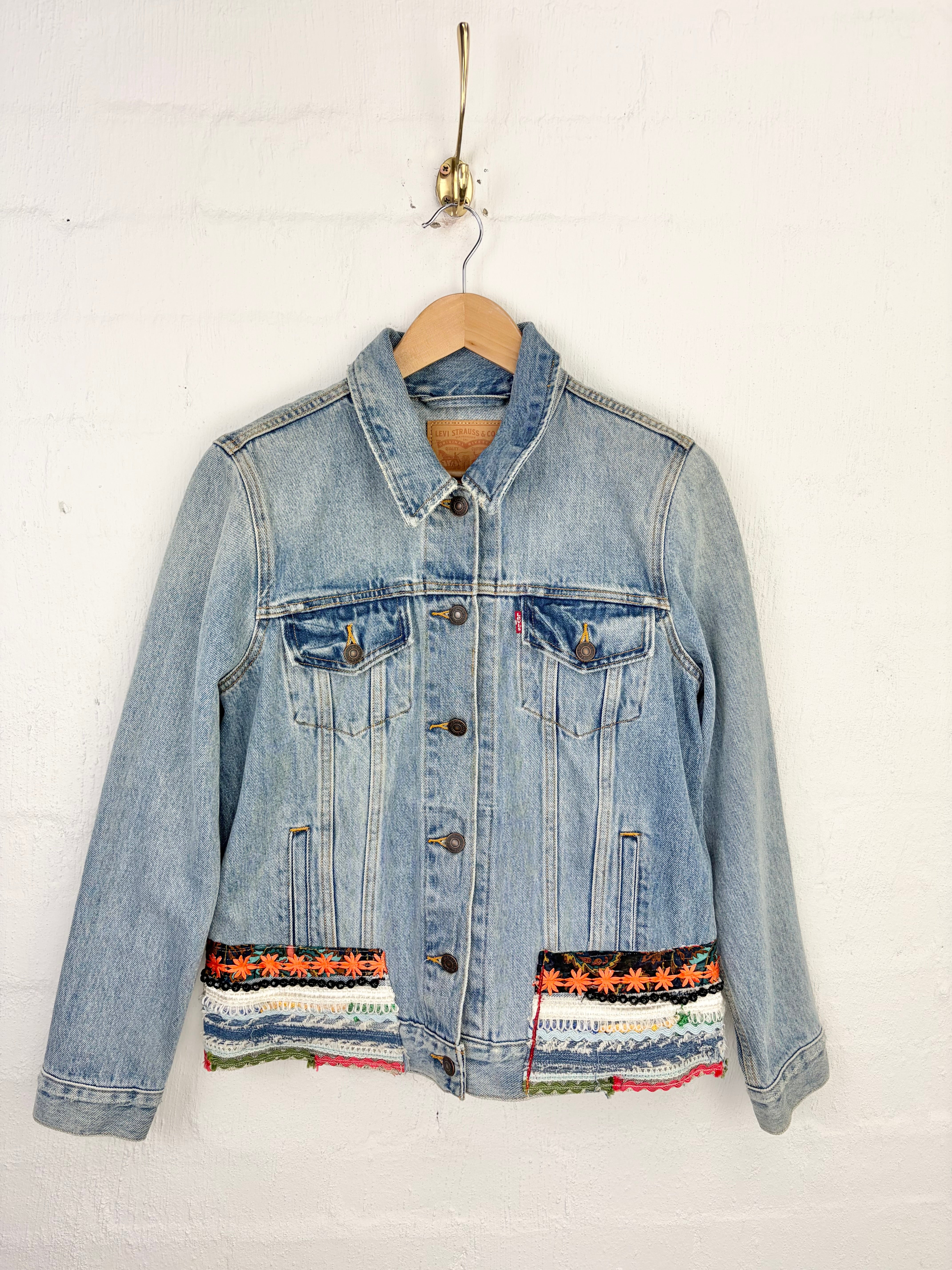 Vintage Customised Levi Strauss & Co Denim Applique Jacket - AU12