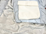 13DE MARZO Silver Reflective Puffer Jacket - AU10