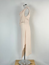 Willow Peach Cowl-Neck Sleeveless Midi Dress - AU8