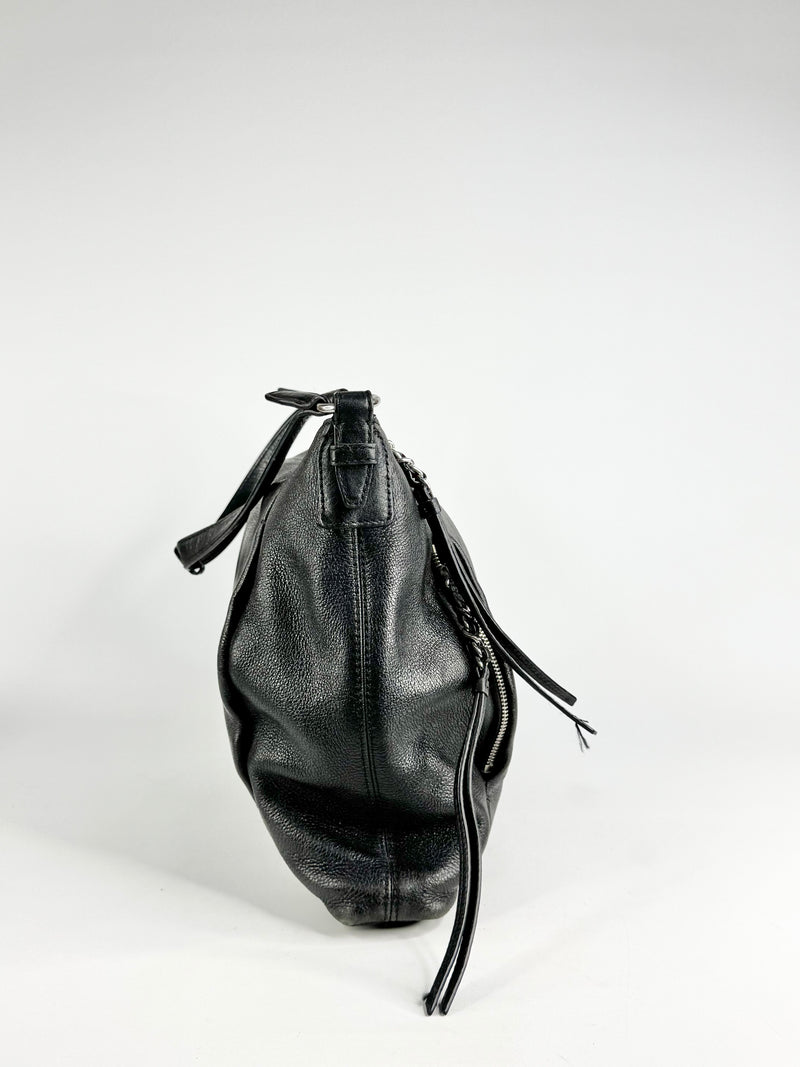 Michael Kors Black Leather Shoulder Bag