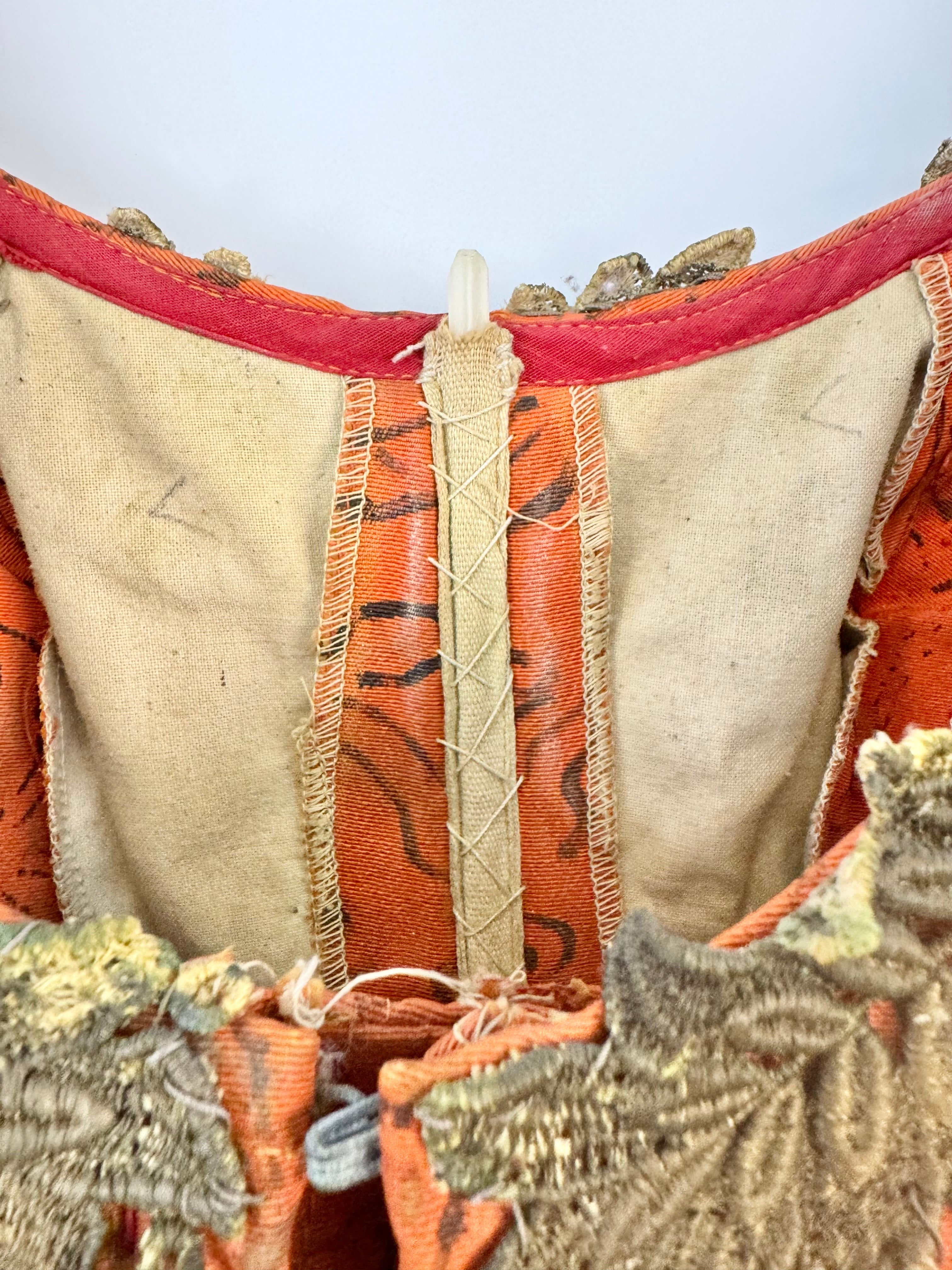Vintage Autumnal Orange Ballet Costume - AU6