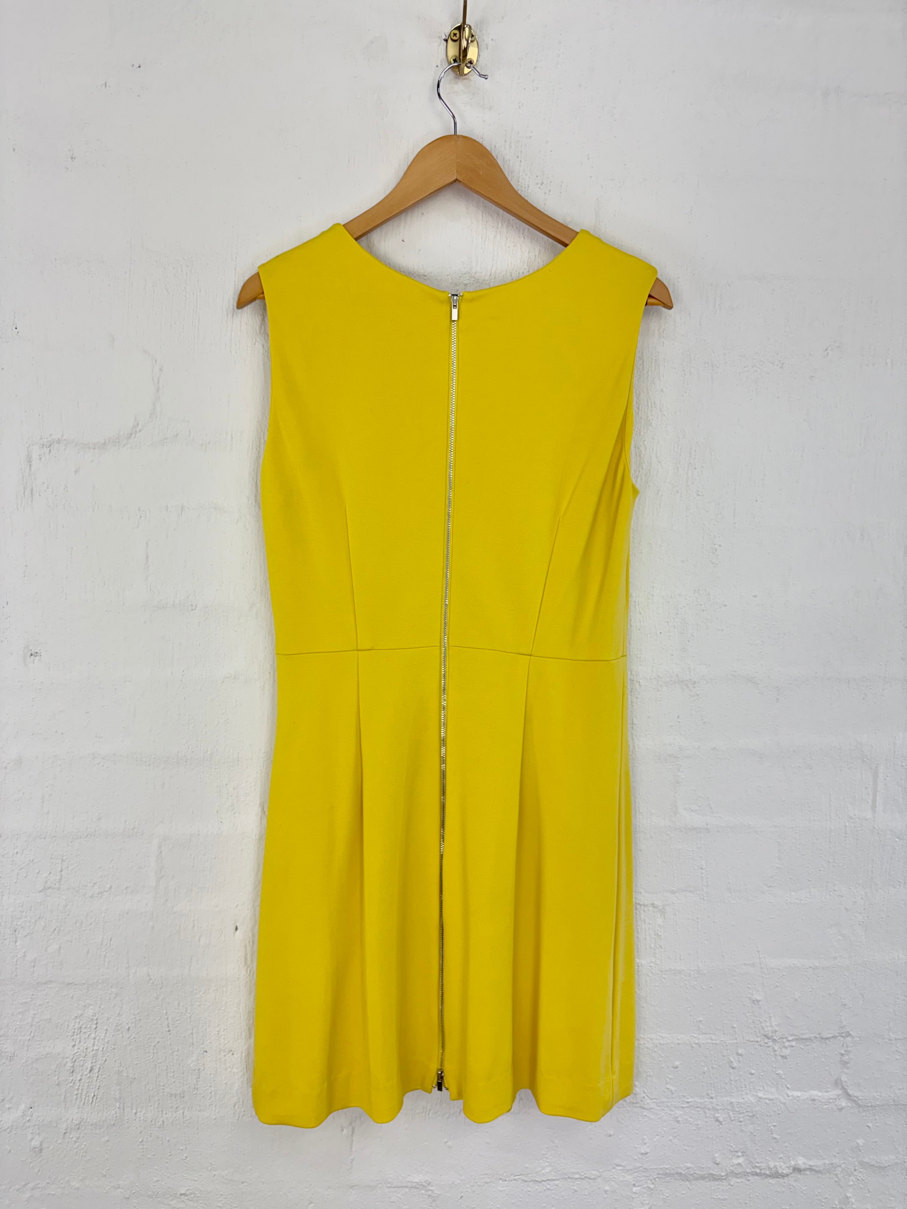 Diane von Furstenbreg Butter Yellow Sheath Dress - AU12