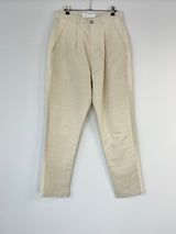 Album Paris Ecru Linen-Blend Wild Pant