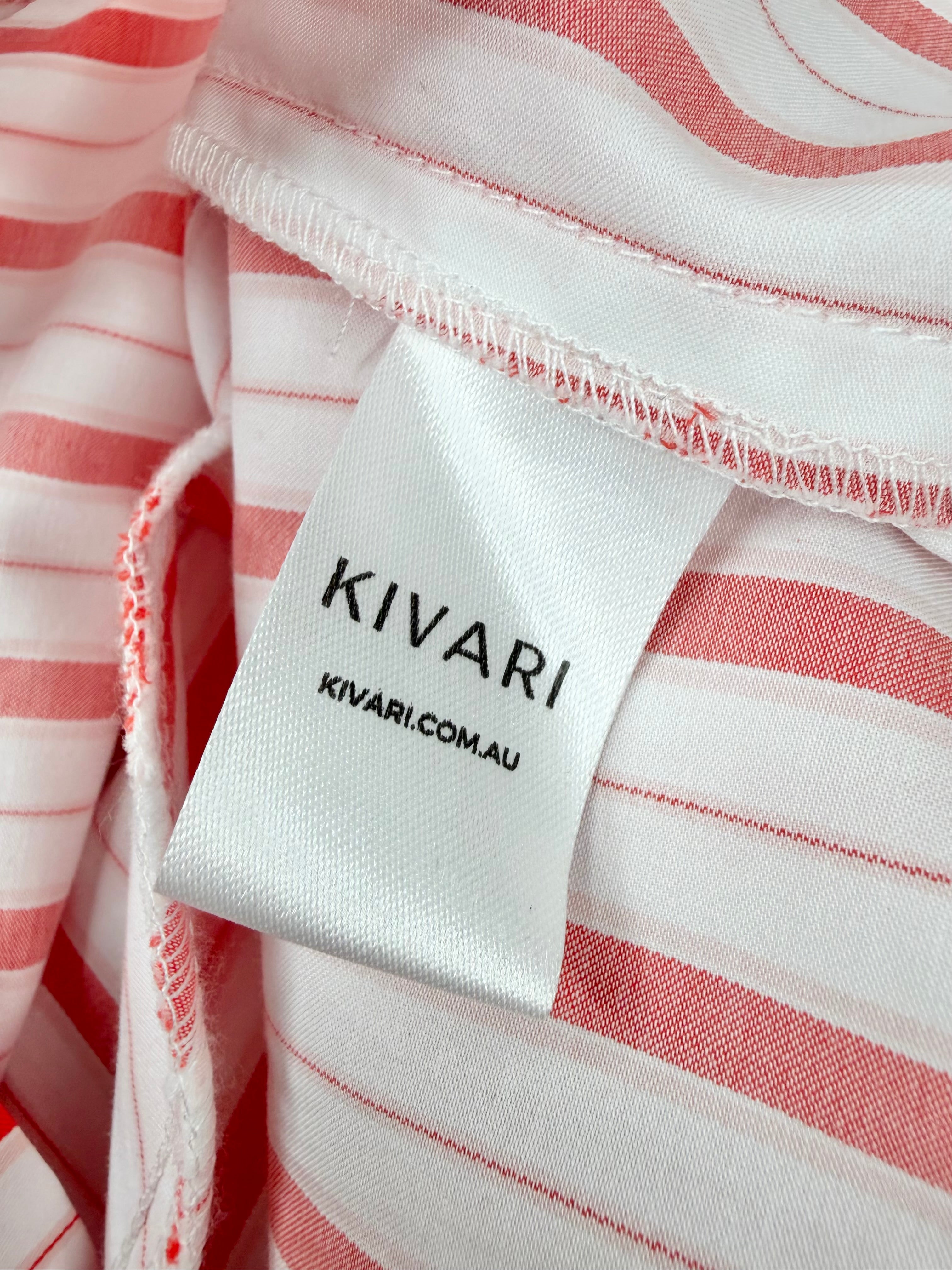 Kivari White & Orange 'Maddie Mini Dress' - AU8