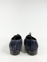 Harry's of London Midnight Blue Suede Lace Ups - EU43