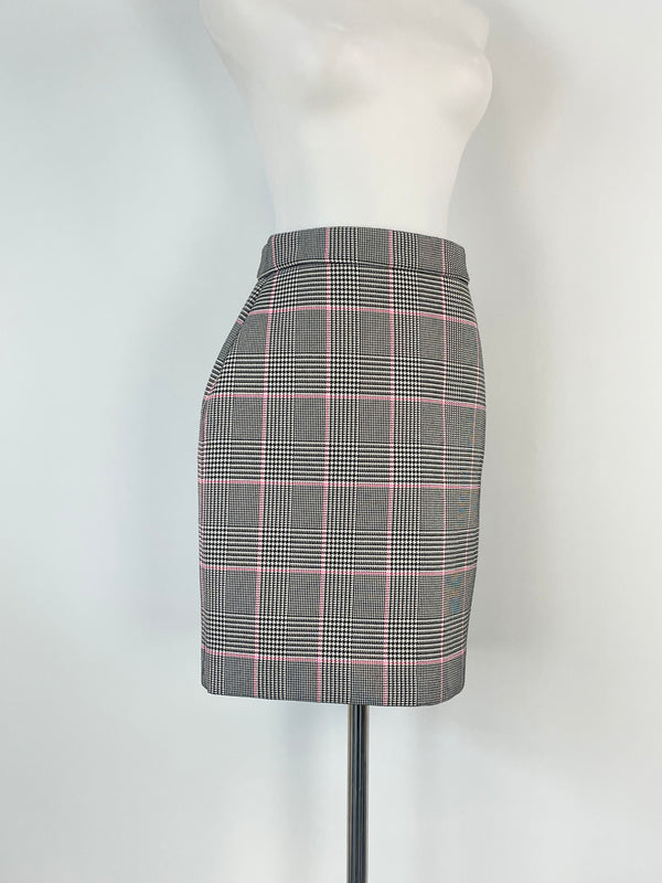 MSGM Milano Gonna Plaid Mini Skirt - AU10