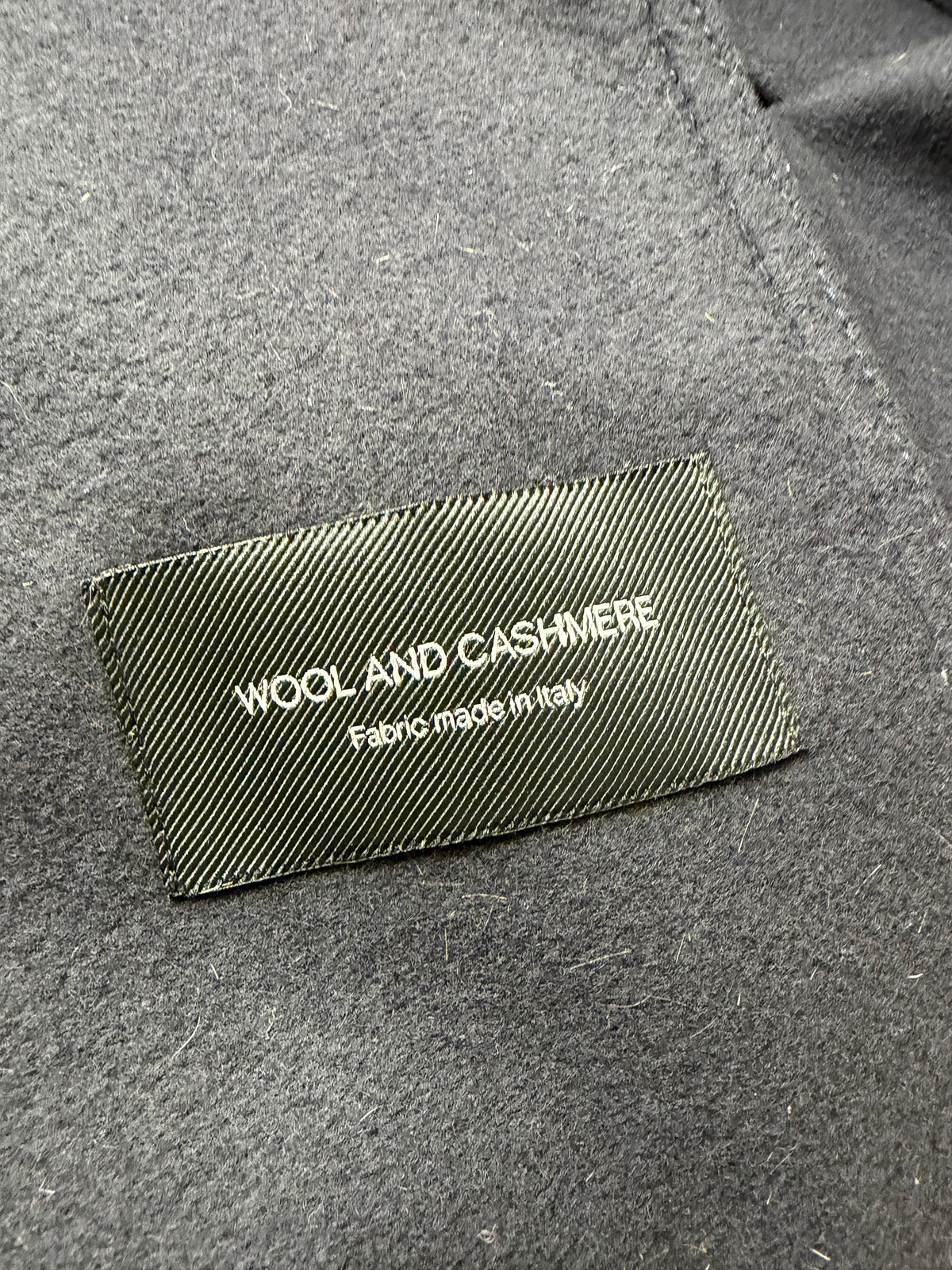 Allora Deep Blue Wool & Cashmere Blend Trench Coat - AU12