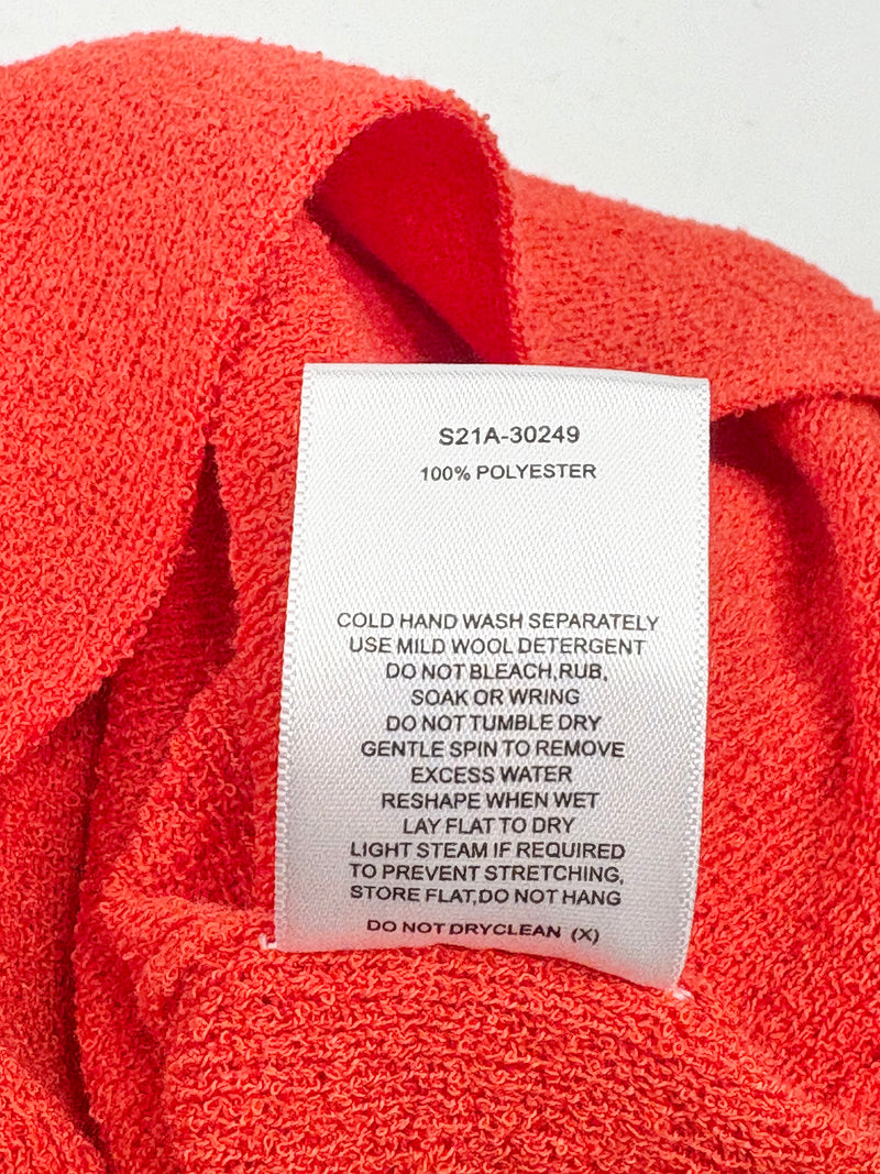 Bec + Bridge Vibrant Orange Knit Pencil Skirt - AU14