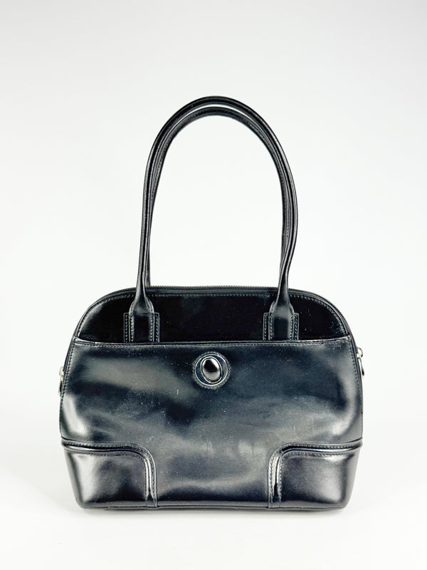 Oroton Black Classic Shoulder Bag