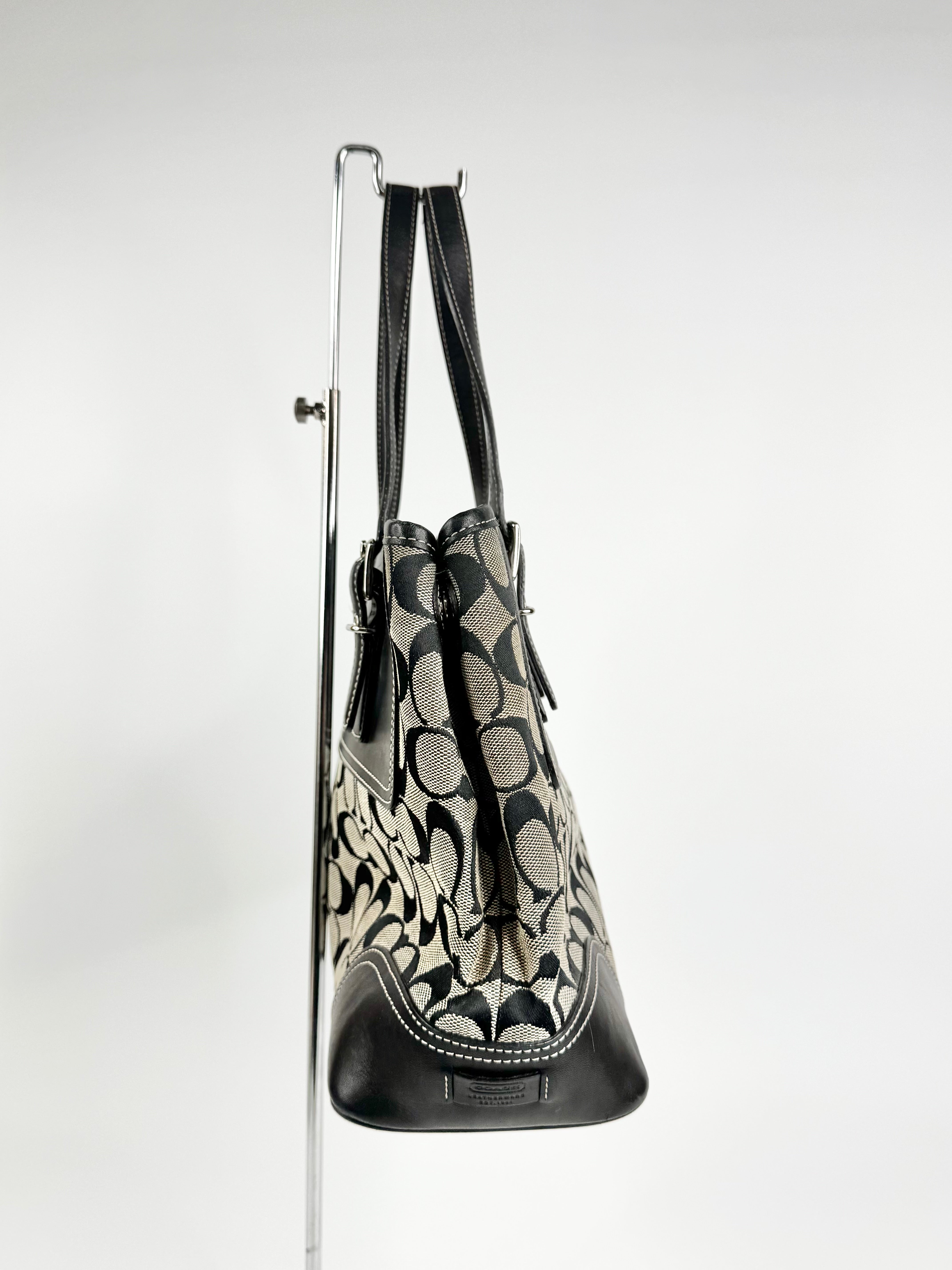 Coach 'Hampton' Monogram Shoulder Bag
