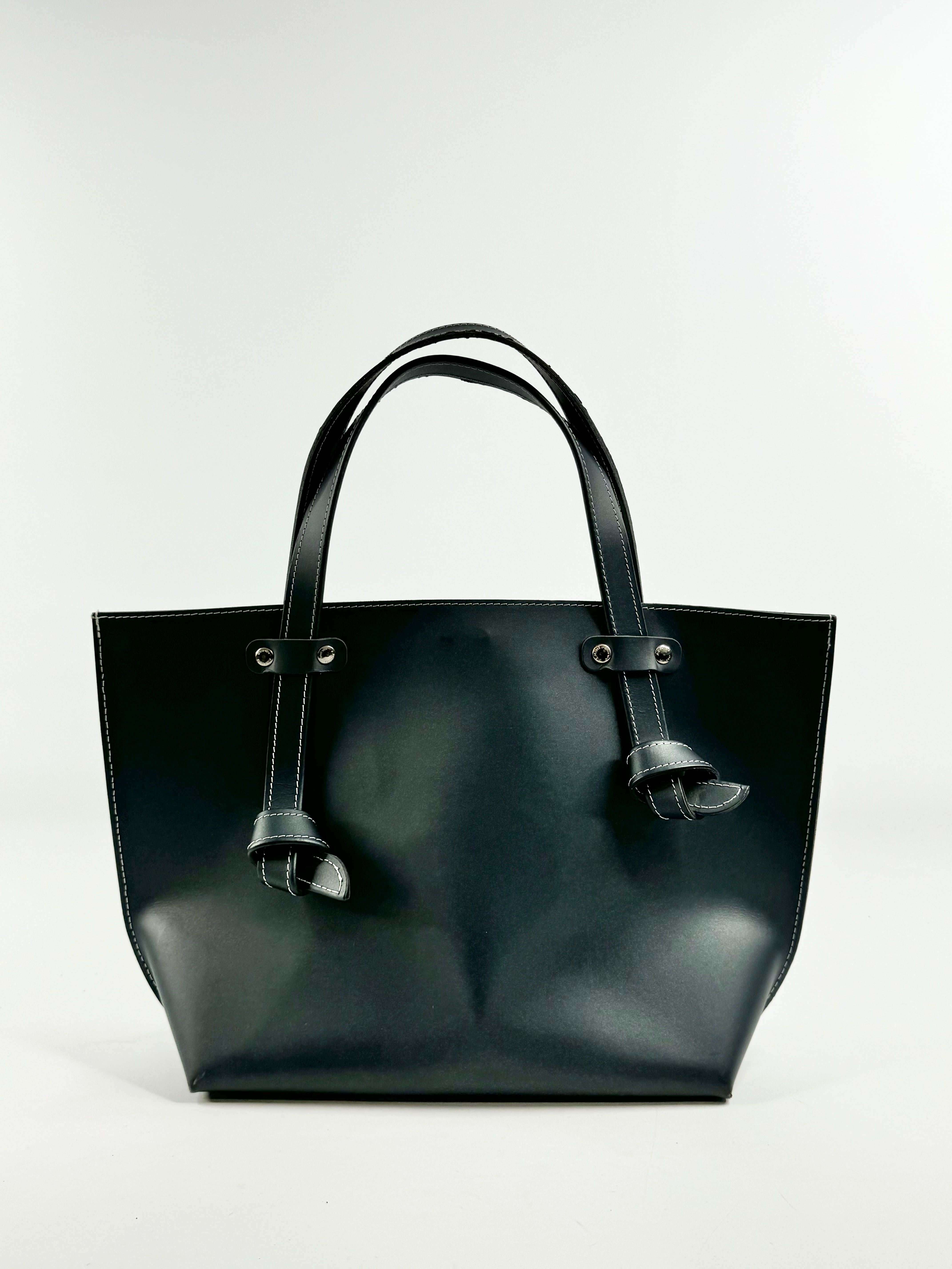 Almini Milano Slate Grey Shoulder Bag