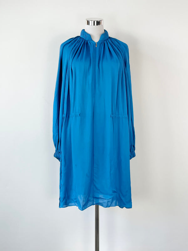 Tibi Sapphire Zip Tunic Dress - S
