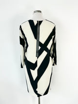 Armani Exchange Black & White Patterned Dress - AU12/14