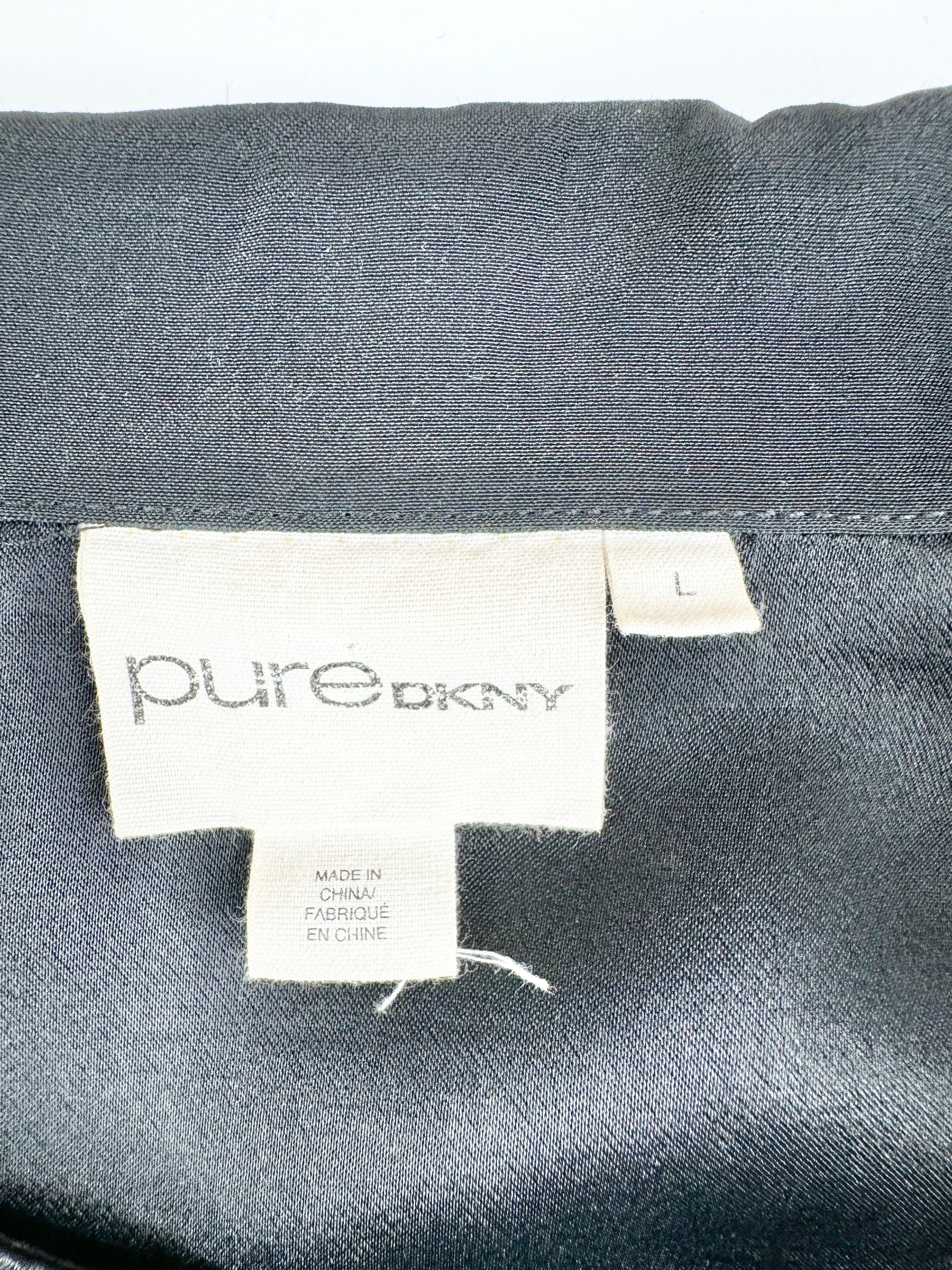 Pure DKNY Black Zippered Jacket - AU12
