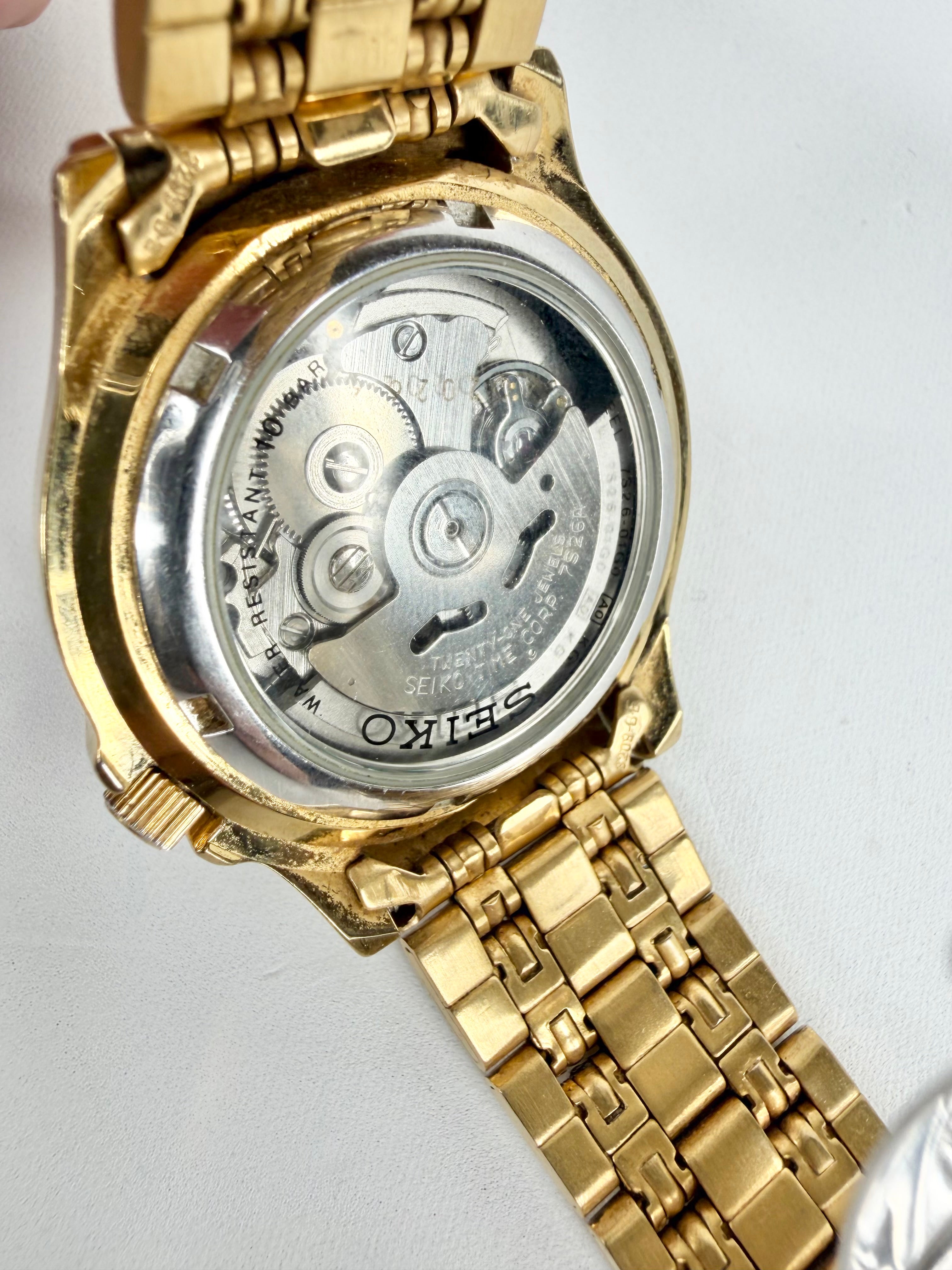 Seiko 5 Automatic Gold Toned Watch