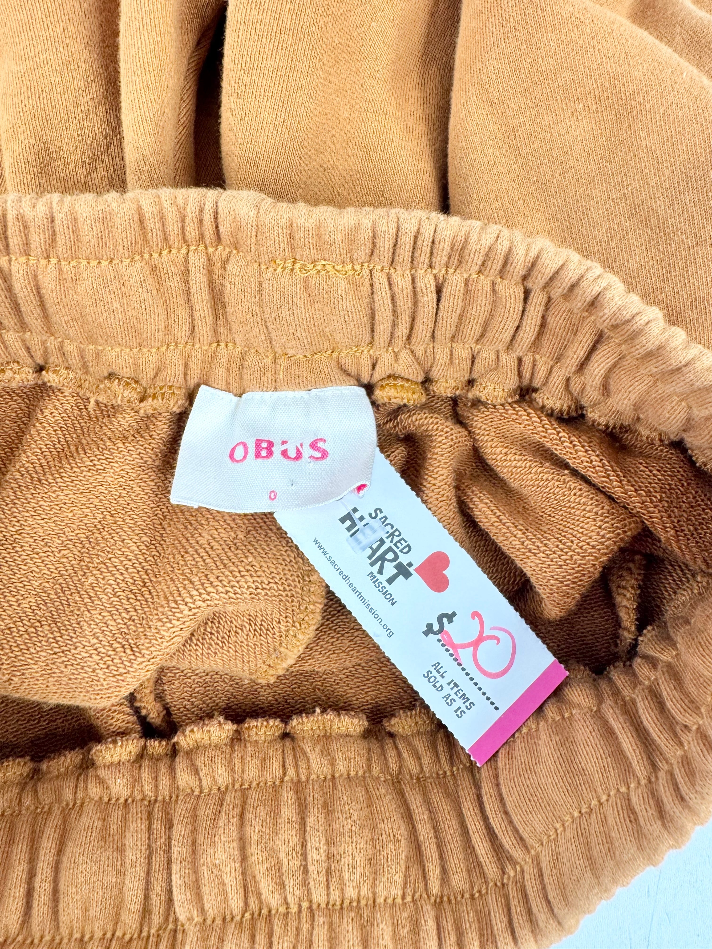 Obus Burnt Orange 'Athletski Squad' Jersey Shorts - AU6