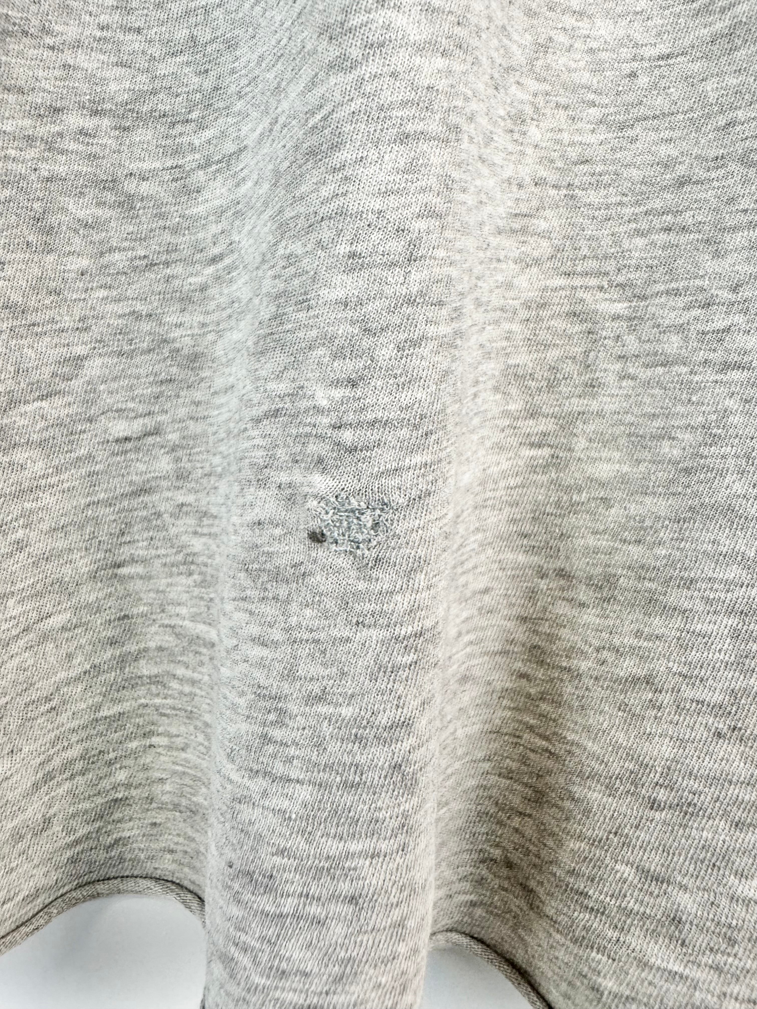 Bassike Grey Cotton Tank Top - AU8