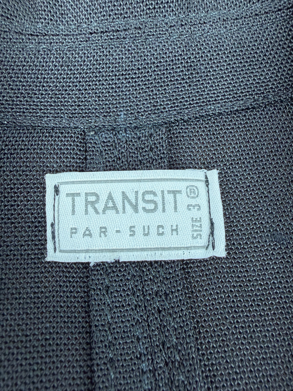 Transit Par Such Black Slouched Blazer - AU8