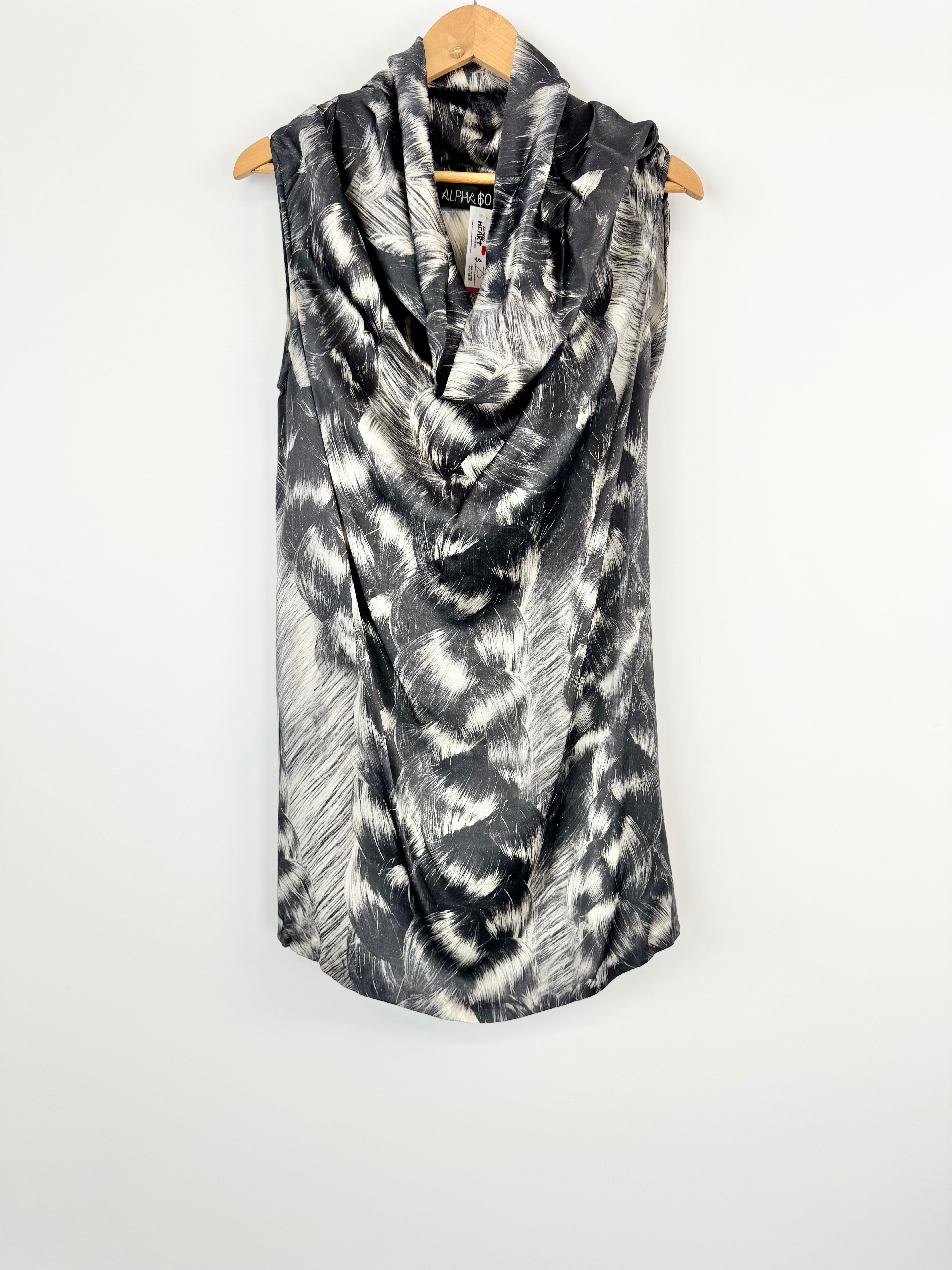 Alpha60 Braids Pattern Silk Dress - AU8/10