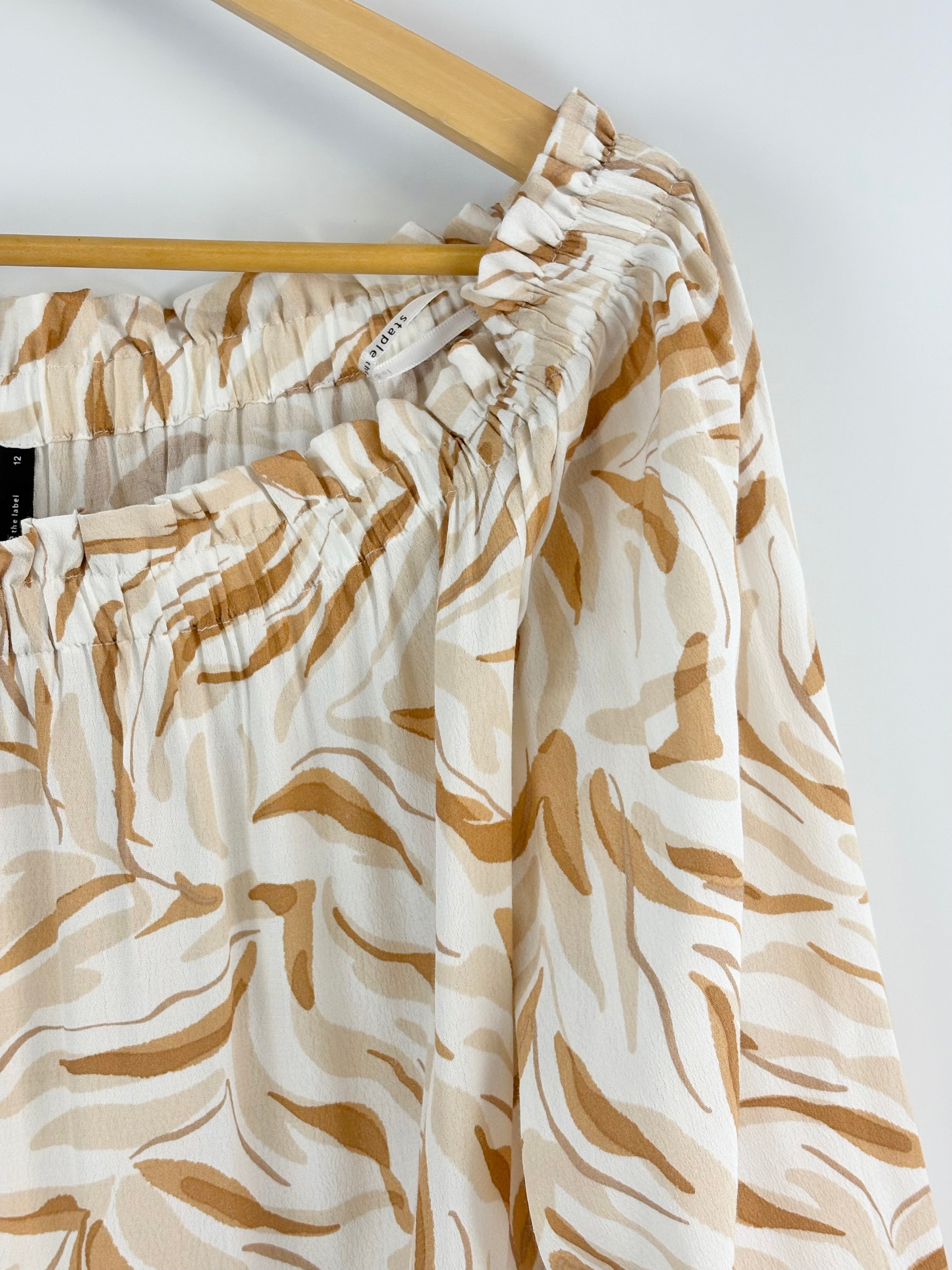 Staple the Label Multicolour 'Bianca' Off-Shoulder Top - AU12