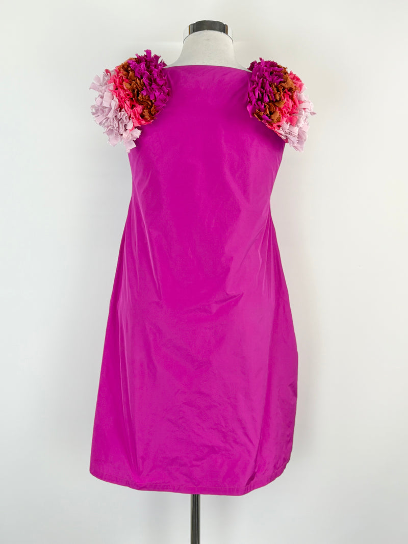 Katharina Hovman Pinky Detachable-Sleeves Shift Dress - AU12