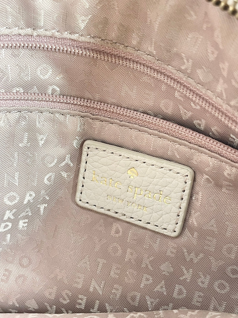 Kate Spade Light Rose Dessi Leather Crossbody Bag