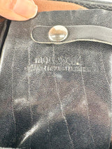 Modapelle Vintage Black Leather Shoulder Bag