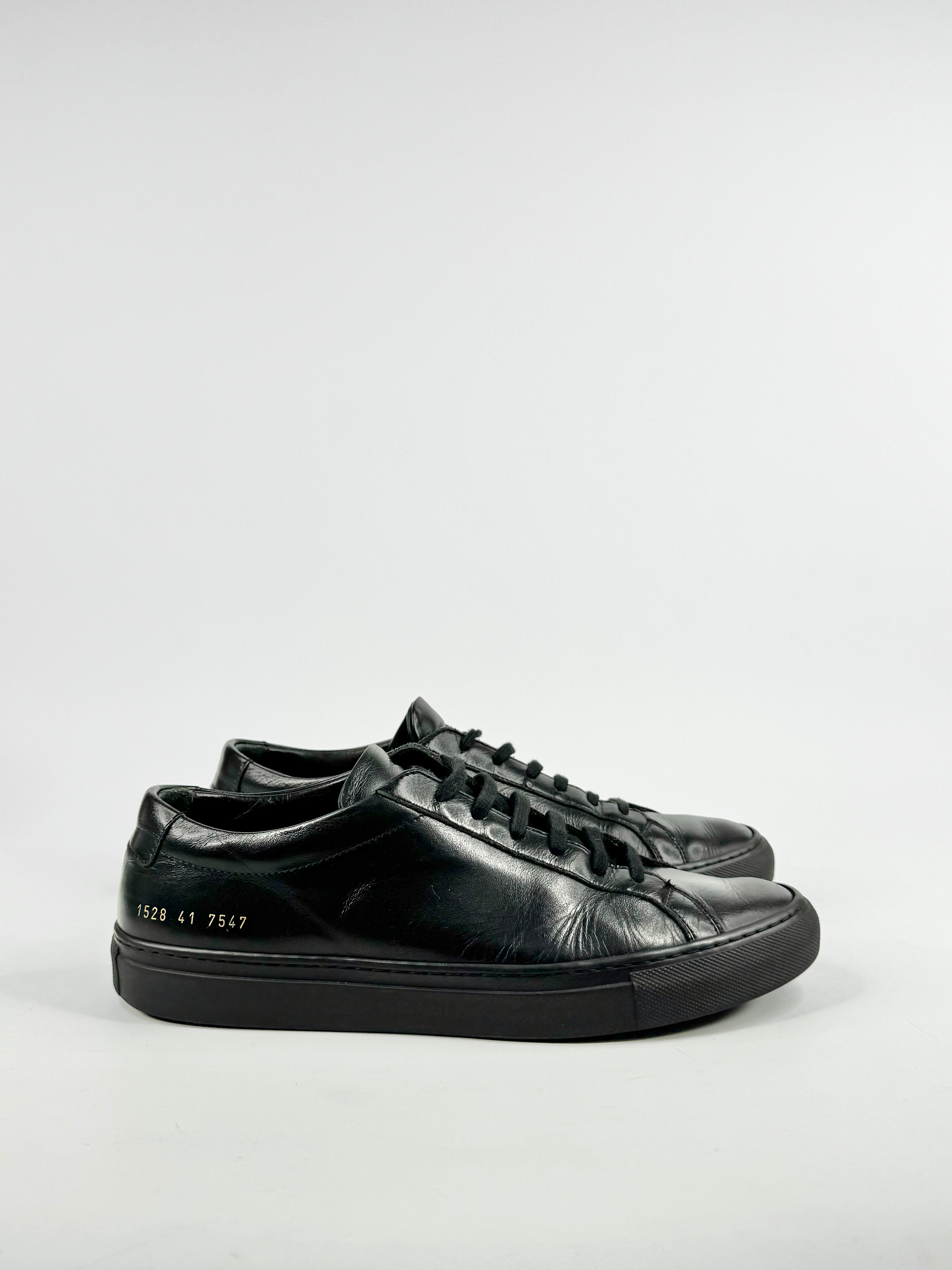 Common Projects 'Achilles' Black Low Sneaker - EU41