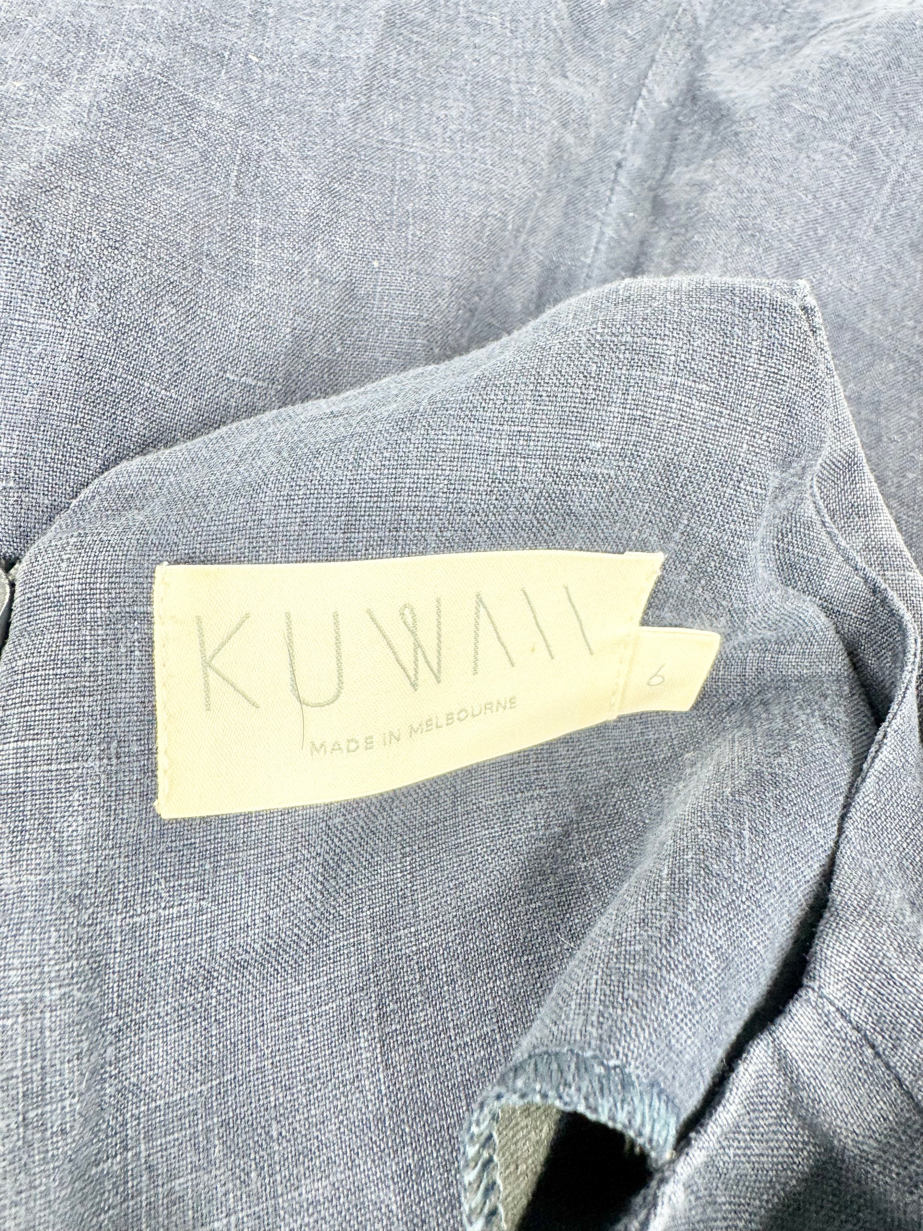 Kuwaii Navy Sleeveless Wide Leg Jumpsuit - AU6