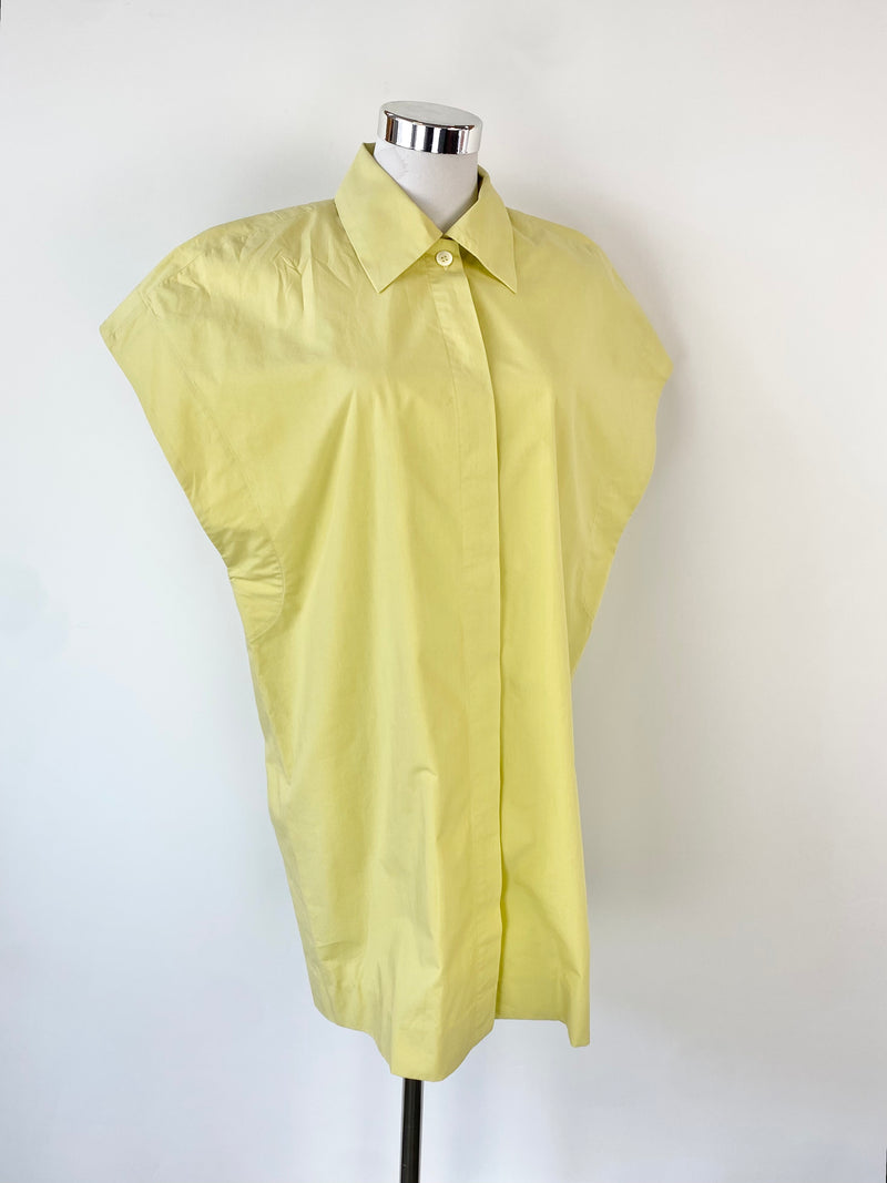 Dries van Noten Canary Yellow Cotton Tunic - AU10