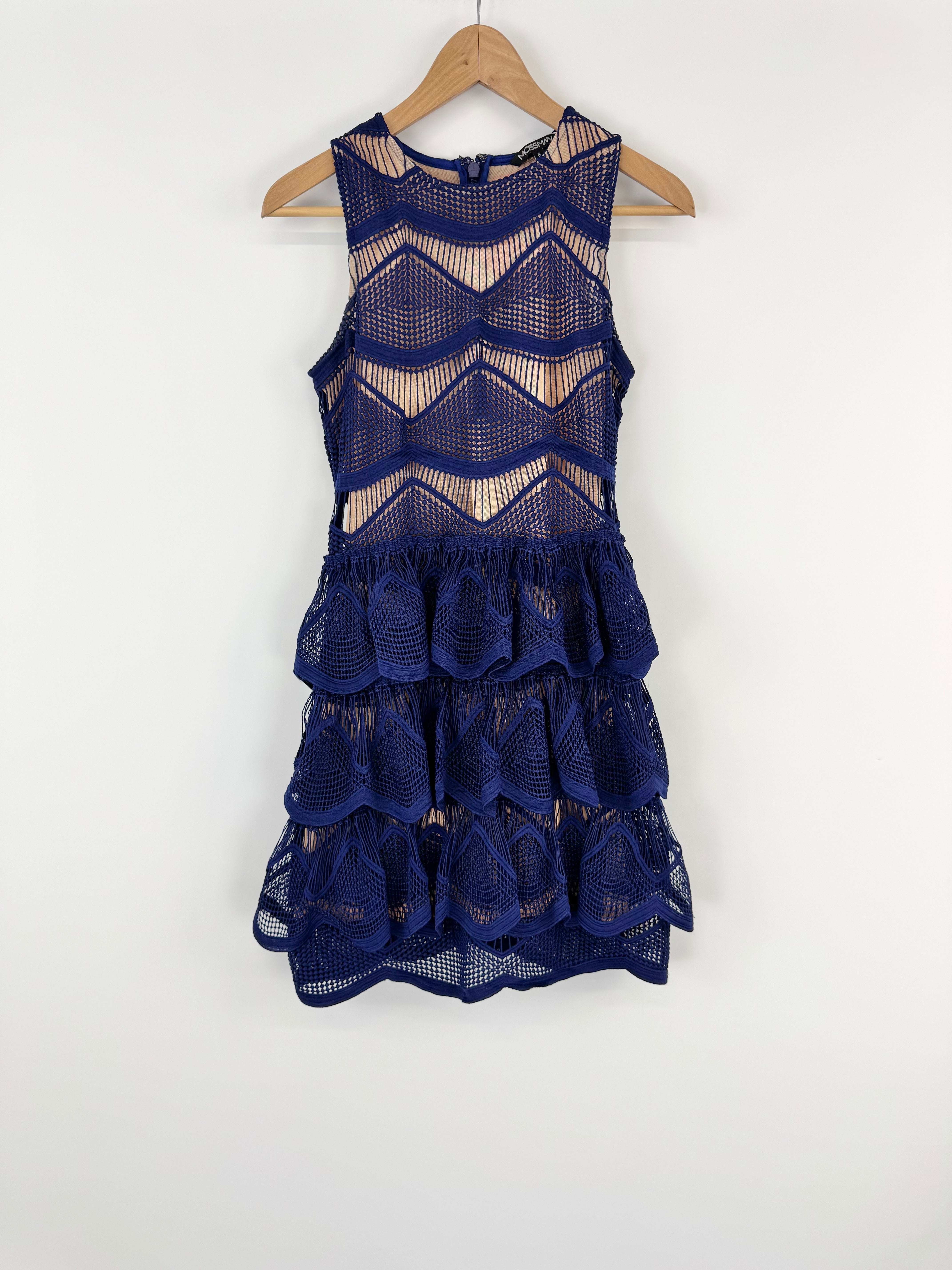 Mossman Blue Lace 'Spanish Renaissance' Mini Dress - AU6