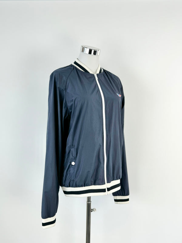 Maison Kitsune Blue Bomber Jacket - M