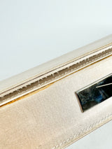 Michael Tepersen Ivory Satin Clutch