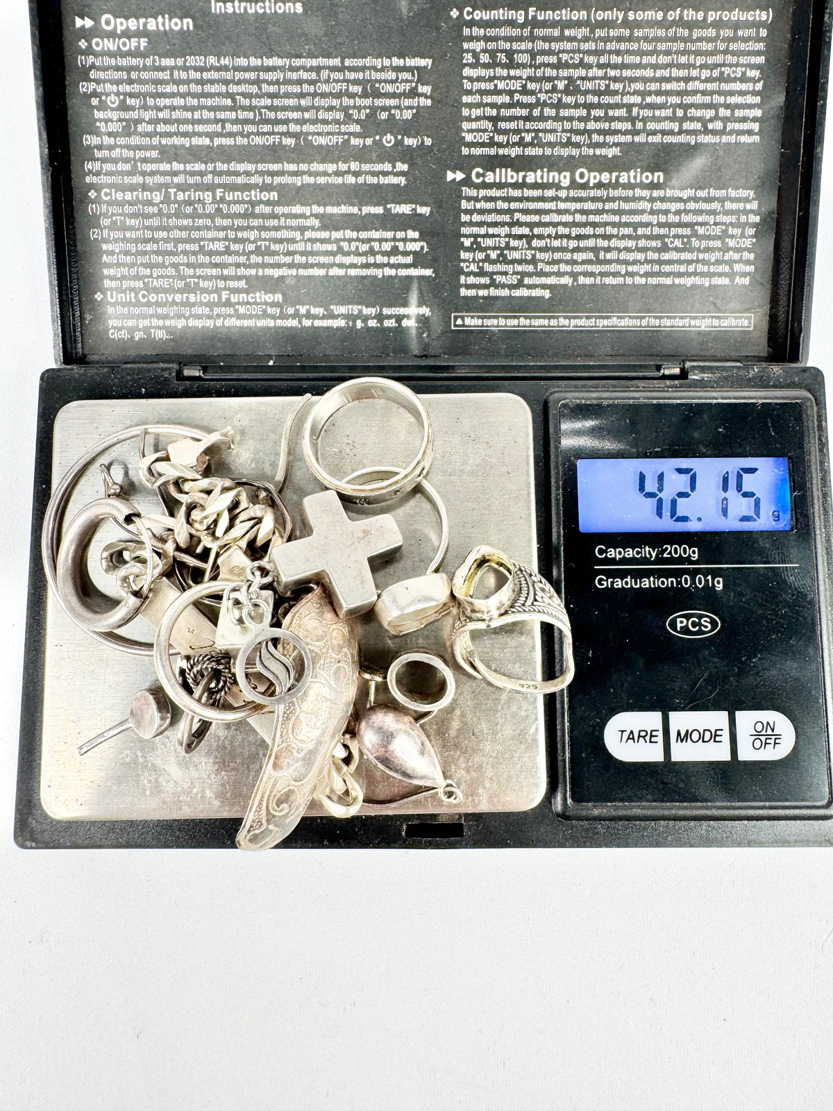 Bundle of Scrap Silver Jewellery