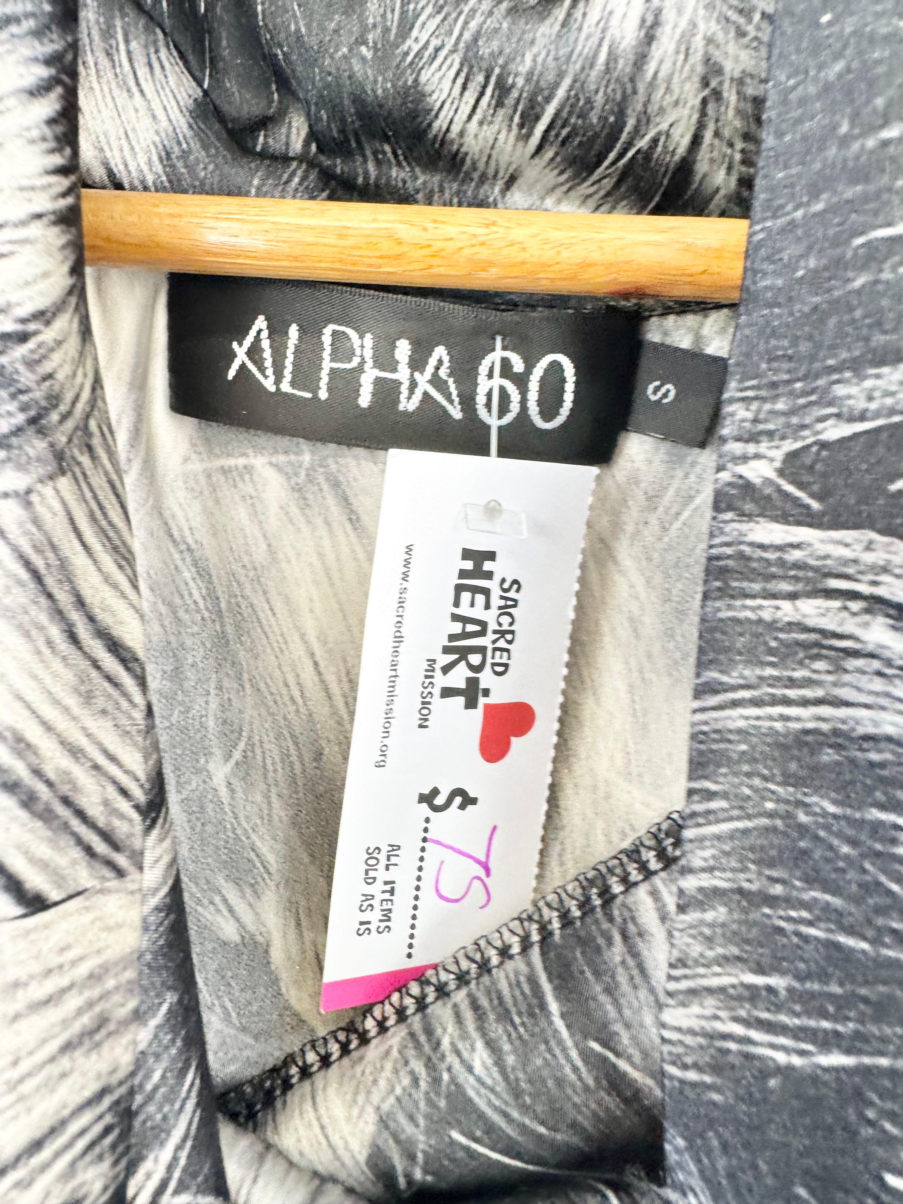 Alpha60 Braids Pattern Silk Dress - AU8/10