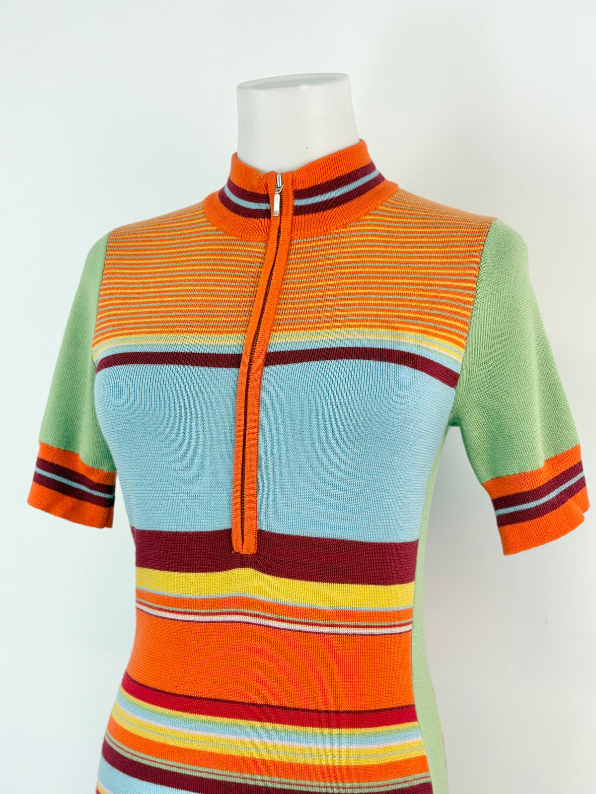 Alémais Multicolour 'Alexandra' Stripe Dress - AU6/8